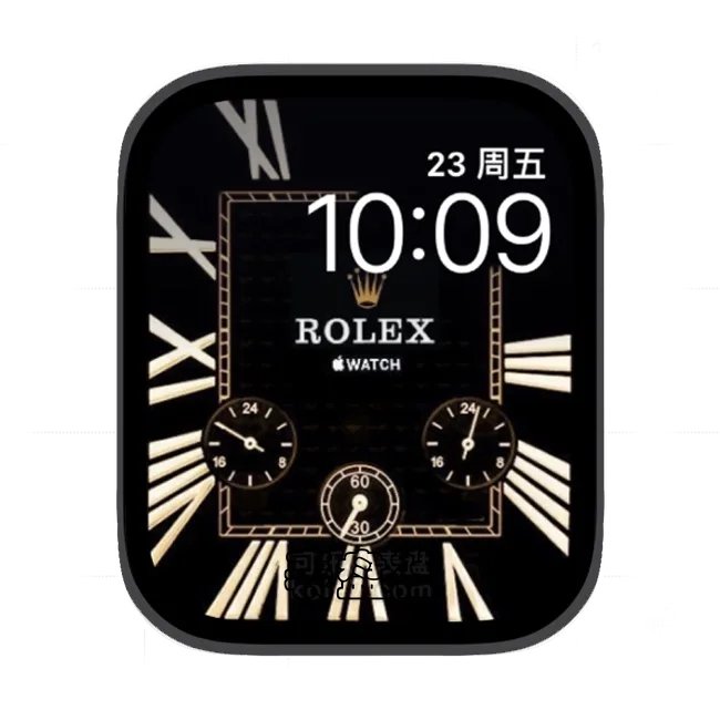 ROLEX劳力士三盘式简约苹果手表iwatch壁纸表盘