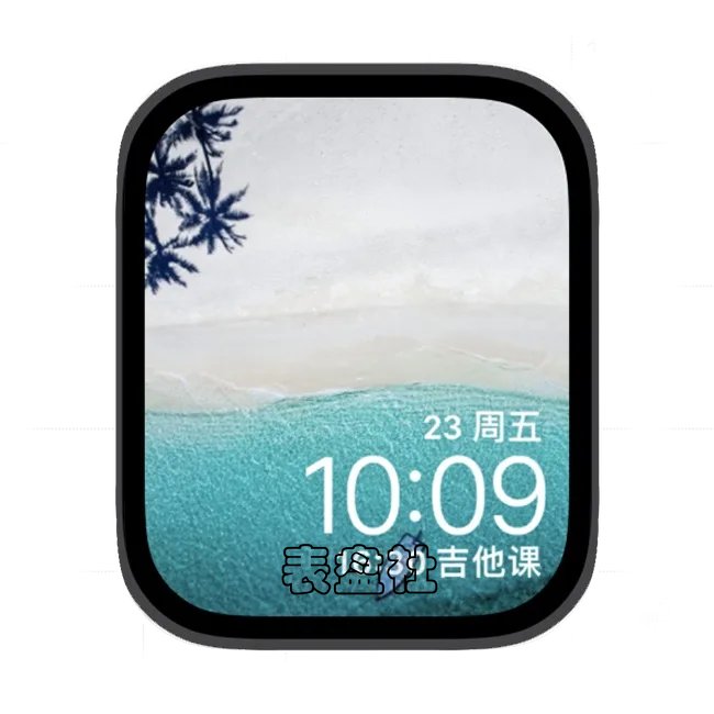 海景苹果手表iwatch壁纸表盘