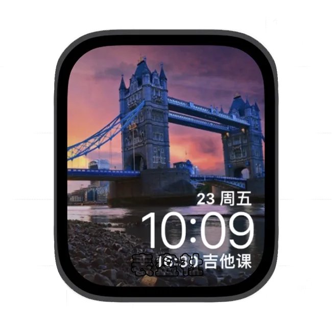 跨江大桥苹果手表iwatch壁纸表盘