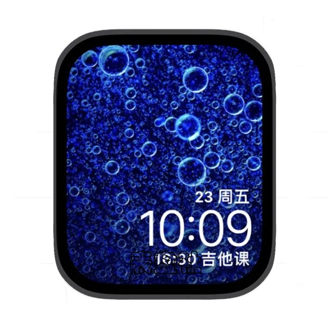 气泡苹果手表iwatch壁纸表盘
