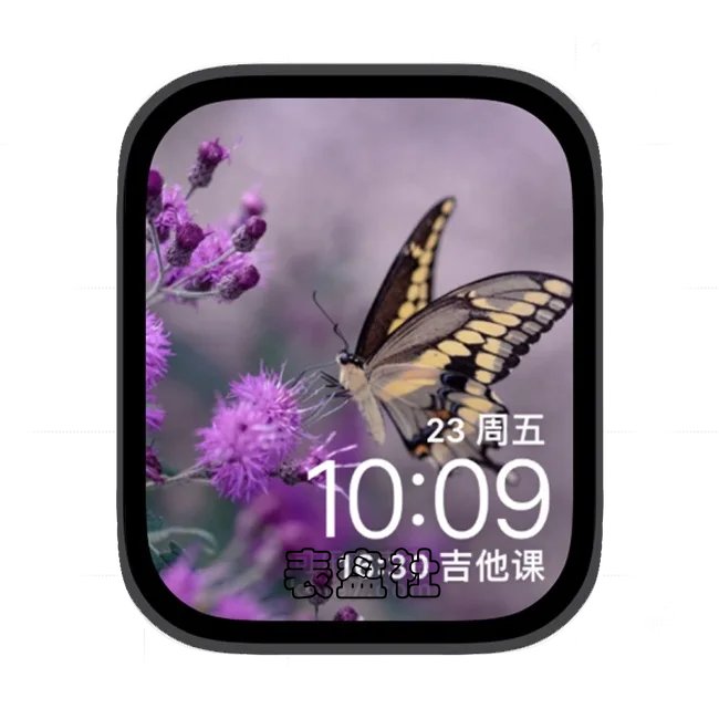 花蝴蝶苹果手表iwatch壁纸表盘