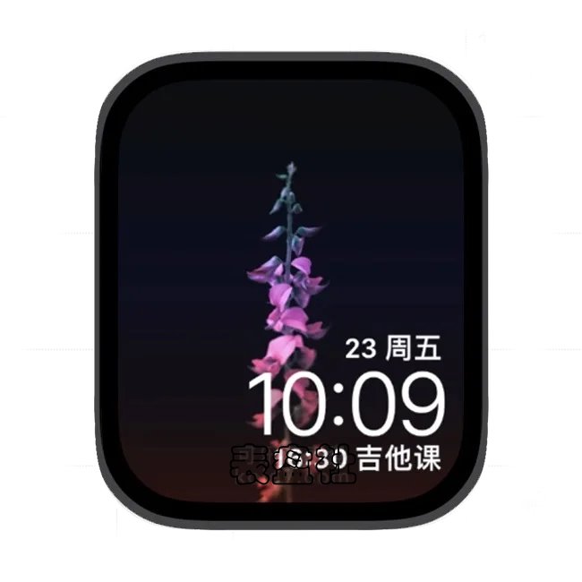 紫叶草苹果手表iwatch壁纸表盘