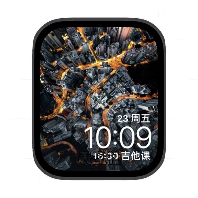 高楼林立苹果手表iwatch壁纸表盘