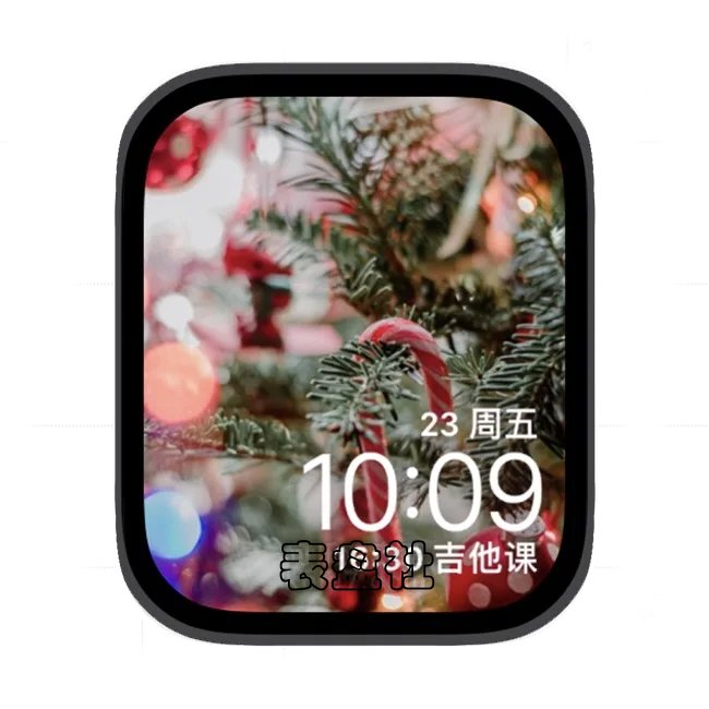 圣诞树苹果手表iwatch壁纸表盘