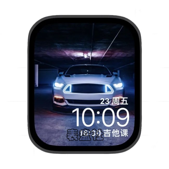 跑车苹果手表iwatch壁纸表盘
