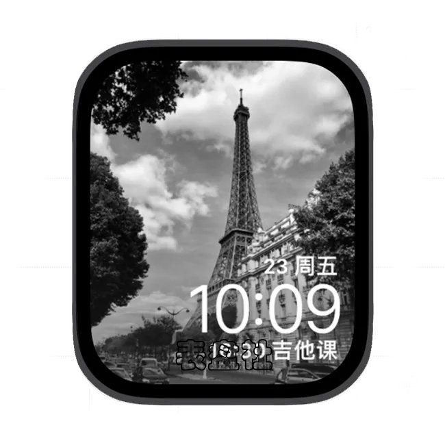 巴黎埃菲尔铁塔苹果手表iwatch壁纸表盘