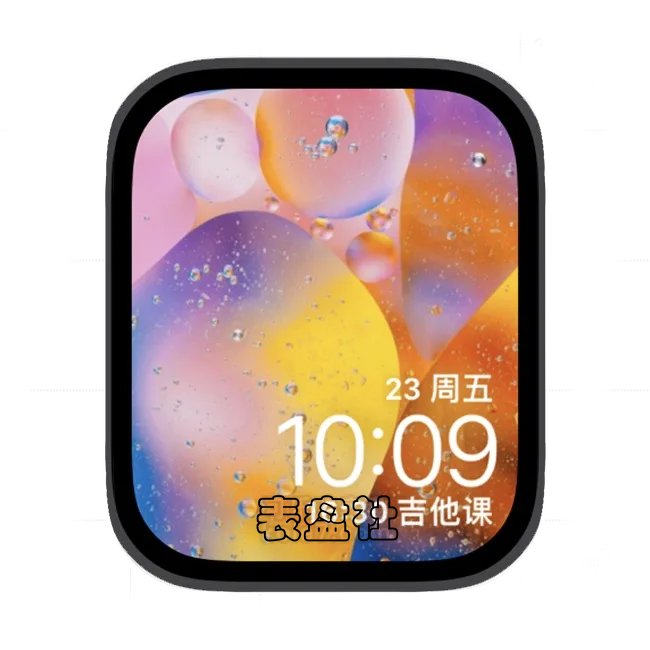 色彩苹果手表iwatch壁纸表盘