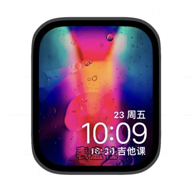 色彩苹果手表iwatch壁纸表盘