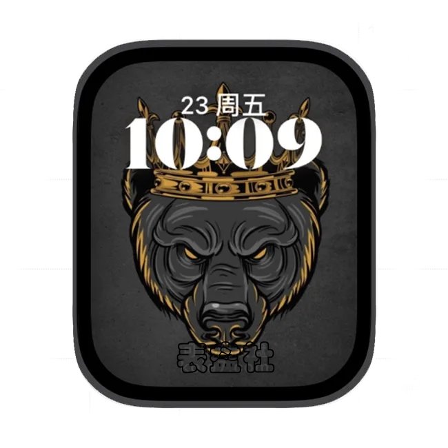 丛林霸王苹果手表iwatch壁纸人像表盘