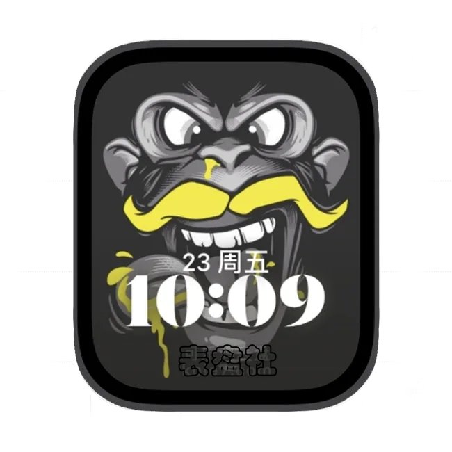 猩猩苹果手表iwatch壁纸人像表盘