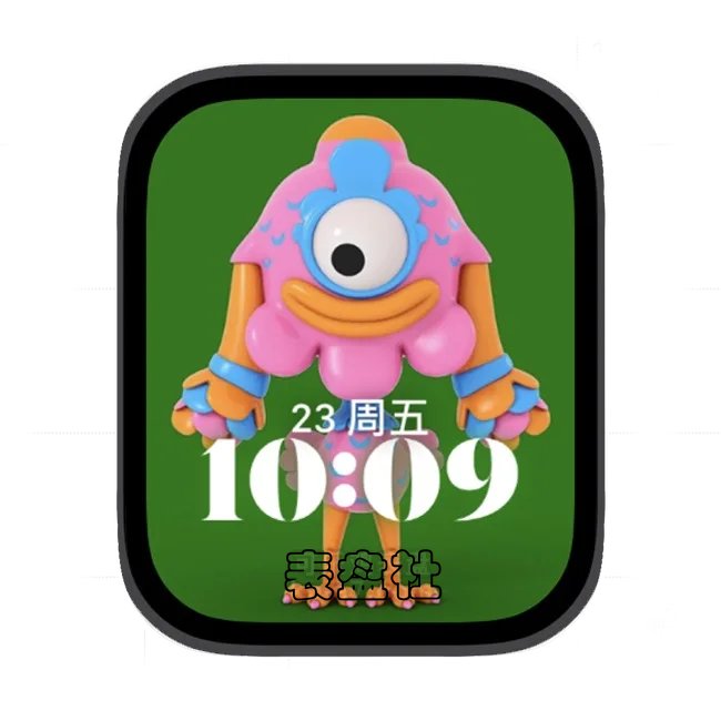 独眼怪苹果手表iwatch壁纸人像表盘