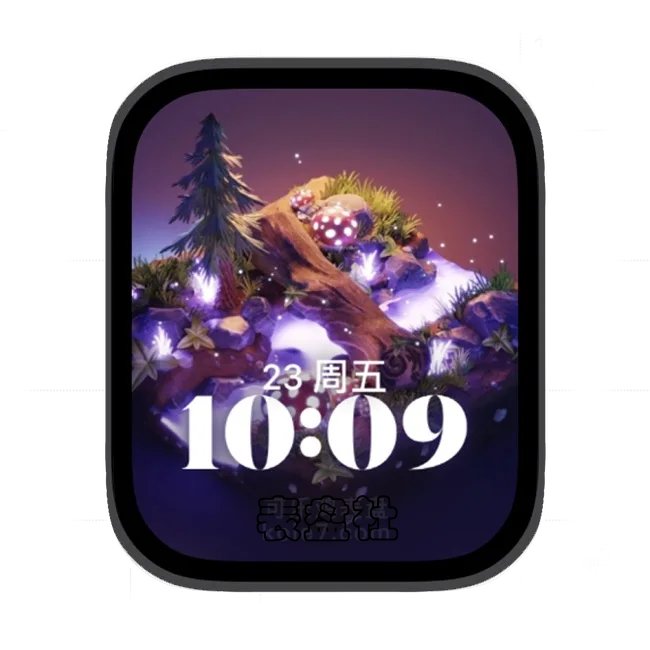 AI山林苹果手表iwatch壁纸人像表盘