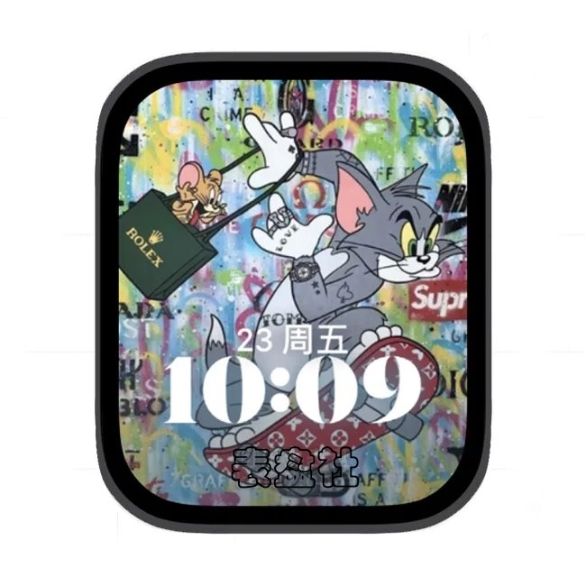 猫和老鼠苹果手表iwatch壁纸人像表盘