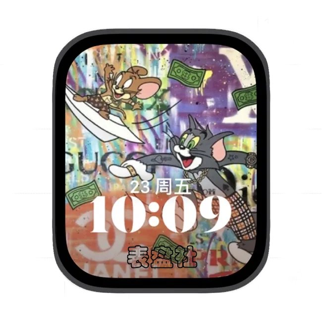 猫和老鼠苹果手表iwatch壁纸人像表盘