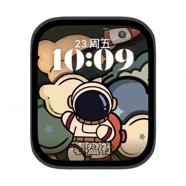 火箭太空人苹果手表iwatch壁纸人像表盘