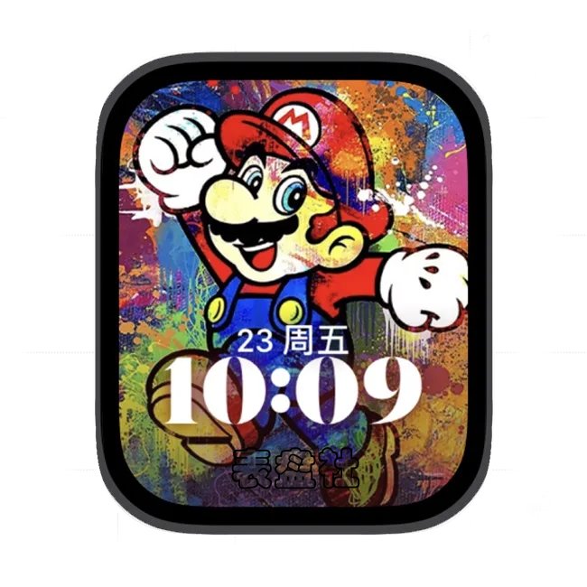 马里奥苹果手表iwatch壁纸人像表盘