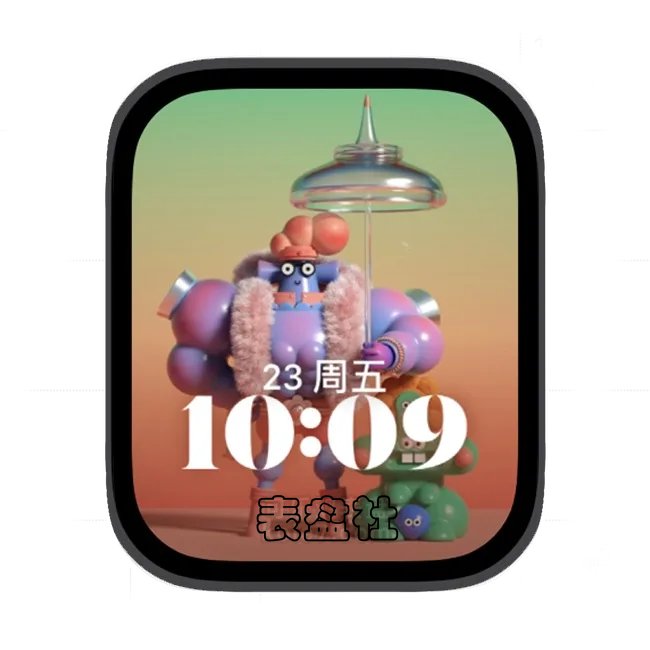 苹果手表iwatch壁纸人像表盘