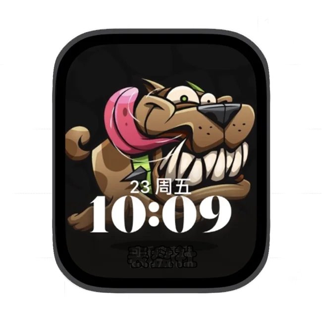 凶恶小野猪苹果手表iwatch壁纸人像表盘