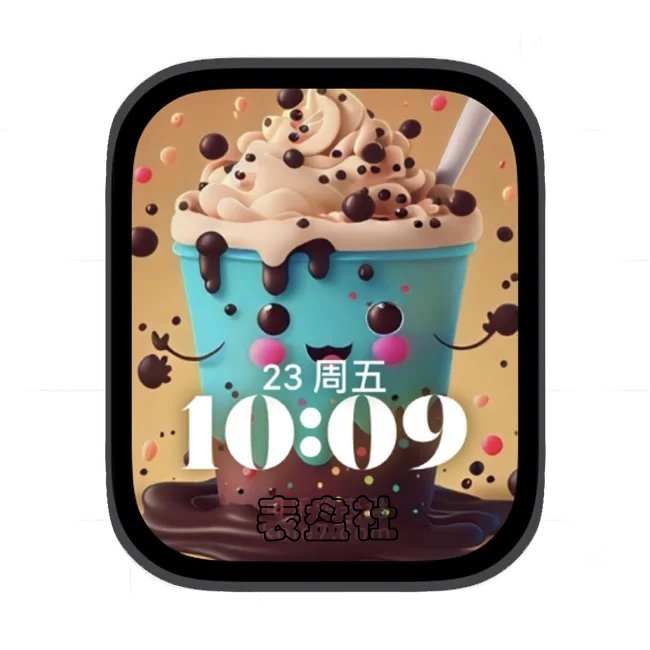 冰淇淋苹果手表iwatch壁纸人像表盘