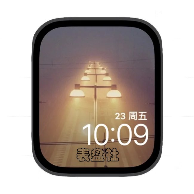 路灯苹果手表iwatch壁纸表盘