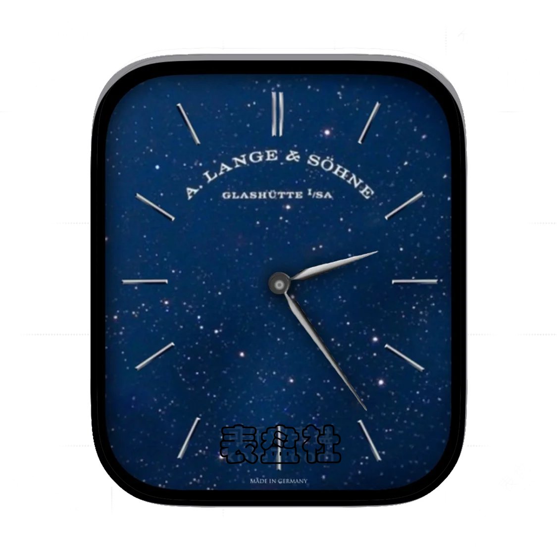 A. Lange & Söhne朗格绅士蓝简约时分表盘