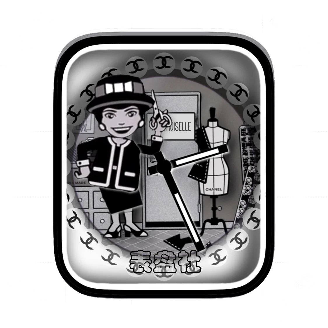 Chanel move香奈儿服装设计简约时分表盘