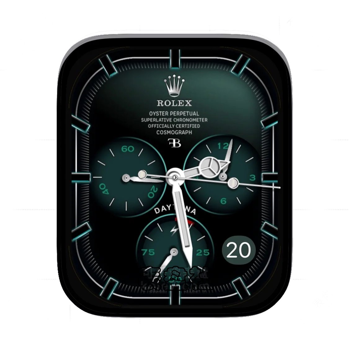 Rolex劳力士墨绿三盘式年历Ultra专用表盘