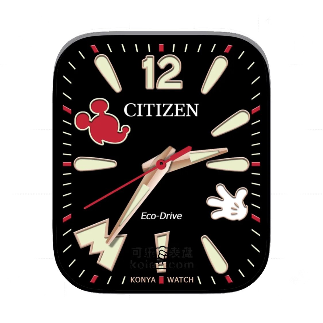 CITIZEN西铁城米奇简约表盘