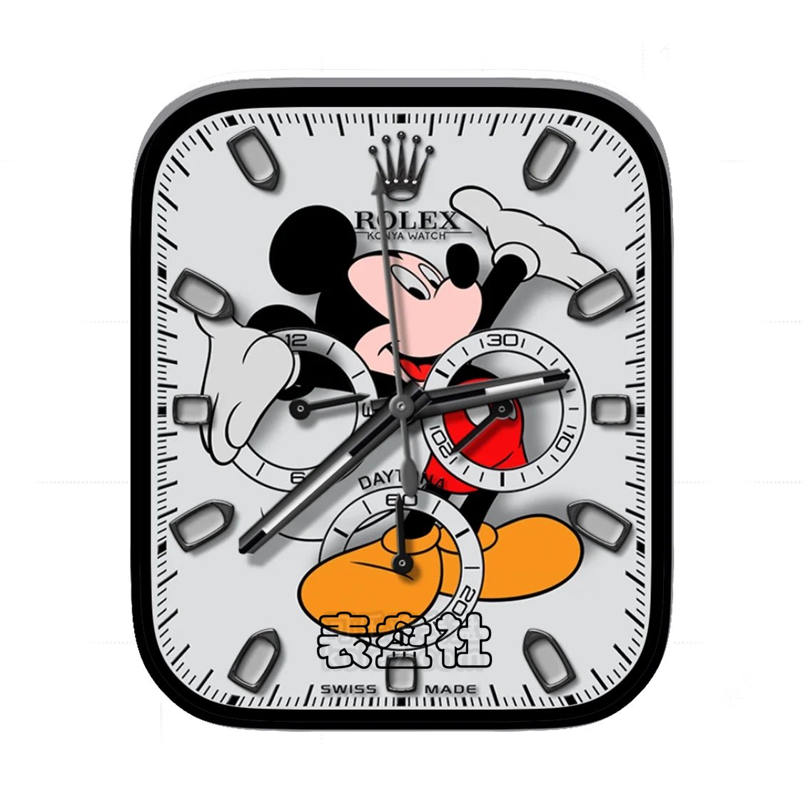 Rolex劳力士米奇三盘式简约表盘