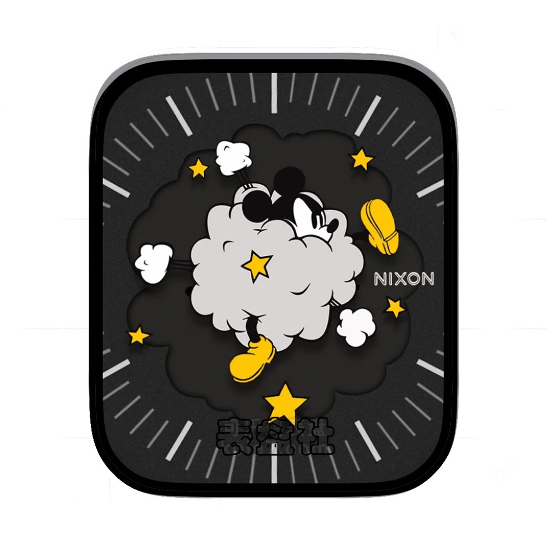NIXON尼克松米奇酷黑简约表盘