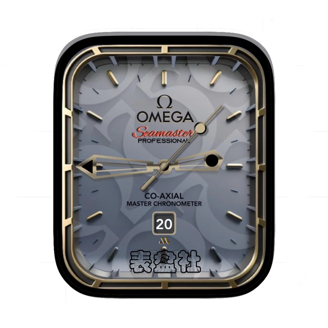 OMEGA欧米茄简约年历表盘