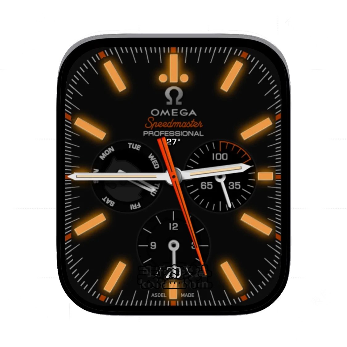 OMEGA欧米茄三盘式简约年历Ultra专用表盘