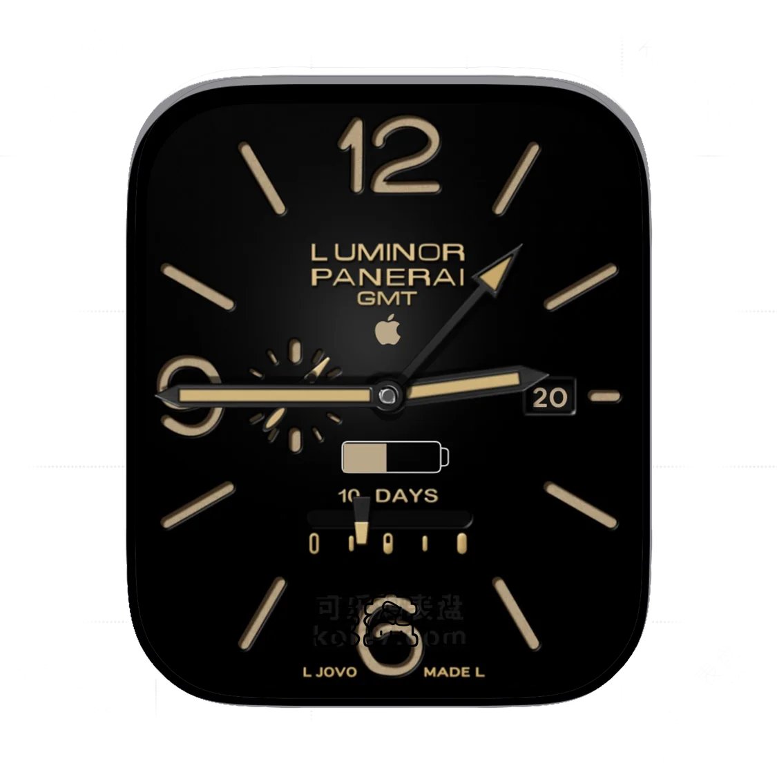 Panerai沛纳海简约数字年历表盘