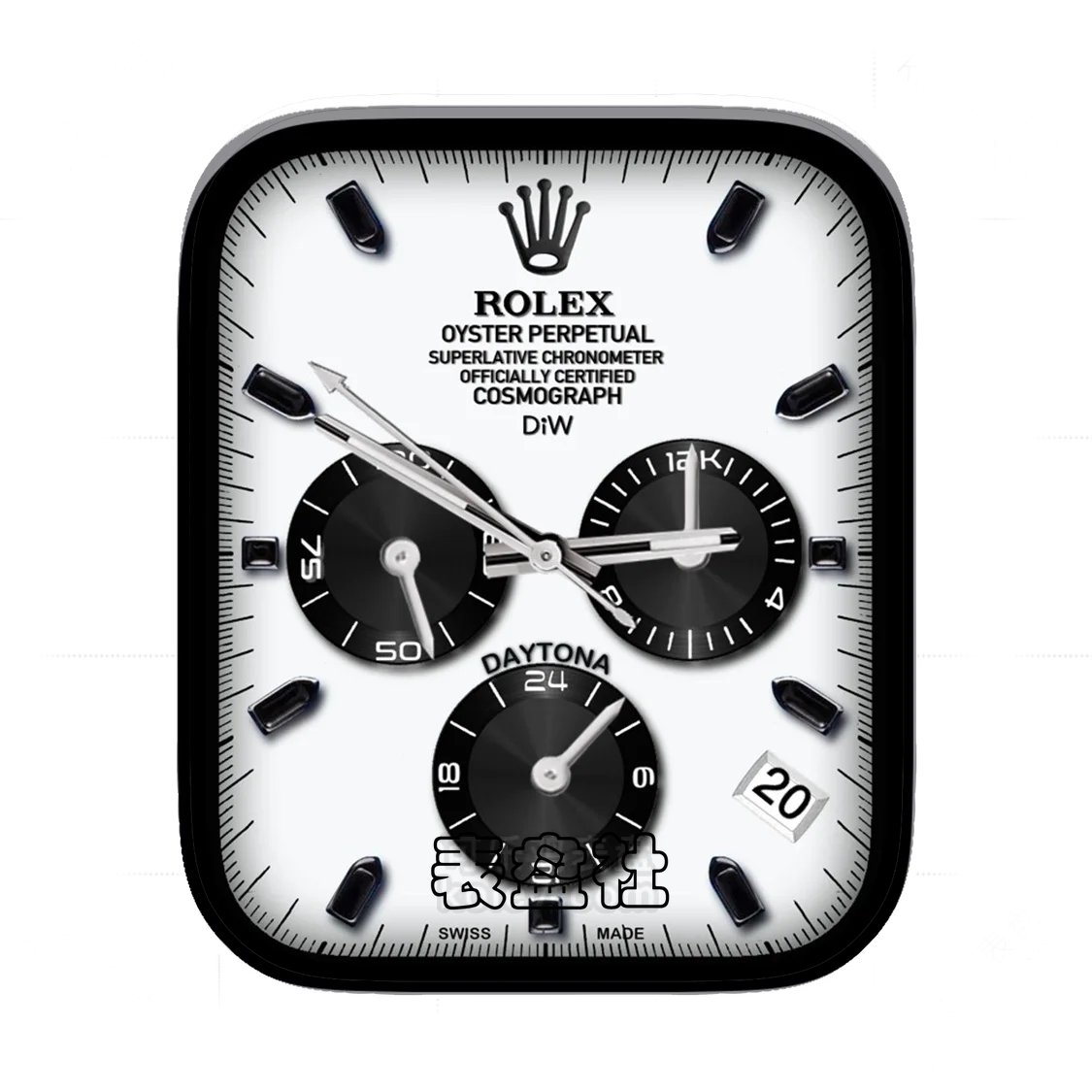 Rolex劳力士三盘式简约年历表盘