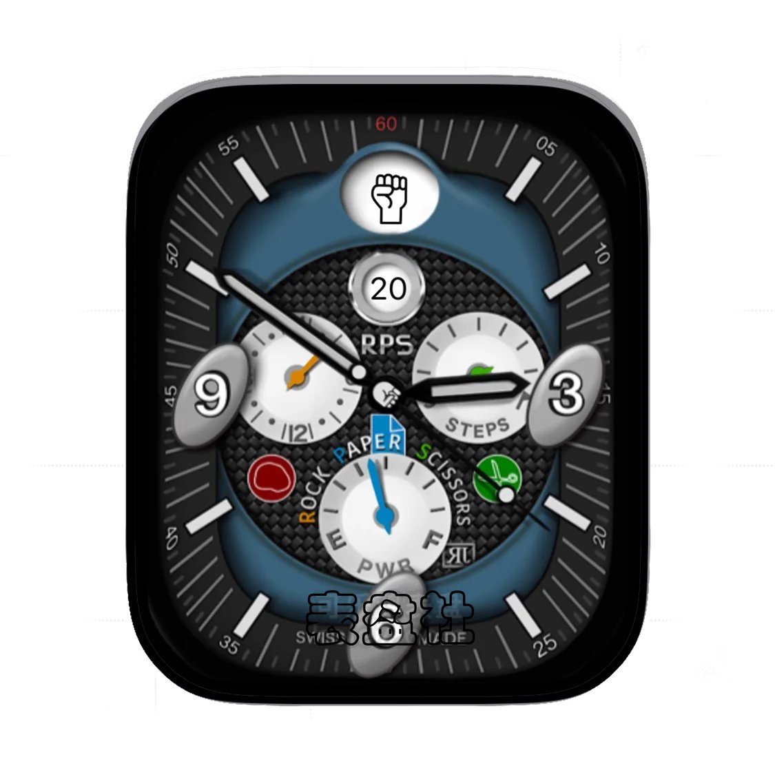RPS三盘式简约数字Ultra专用表盘