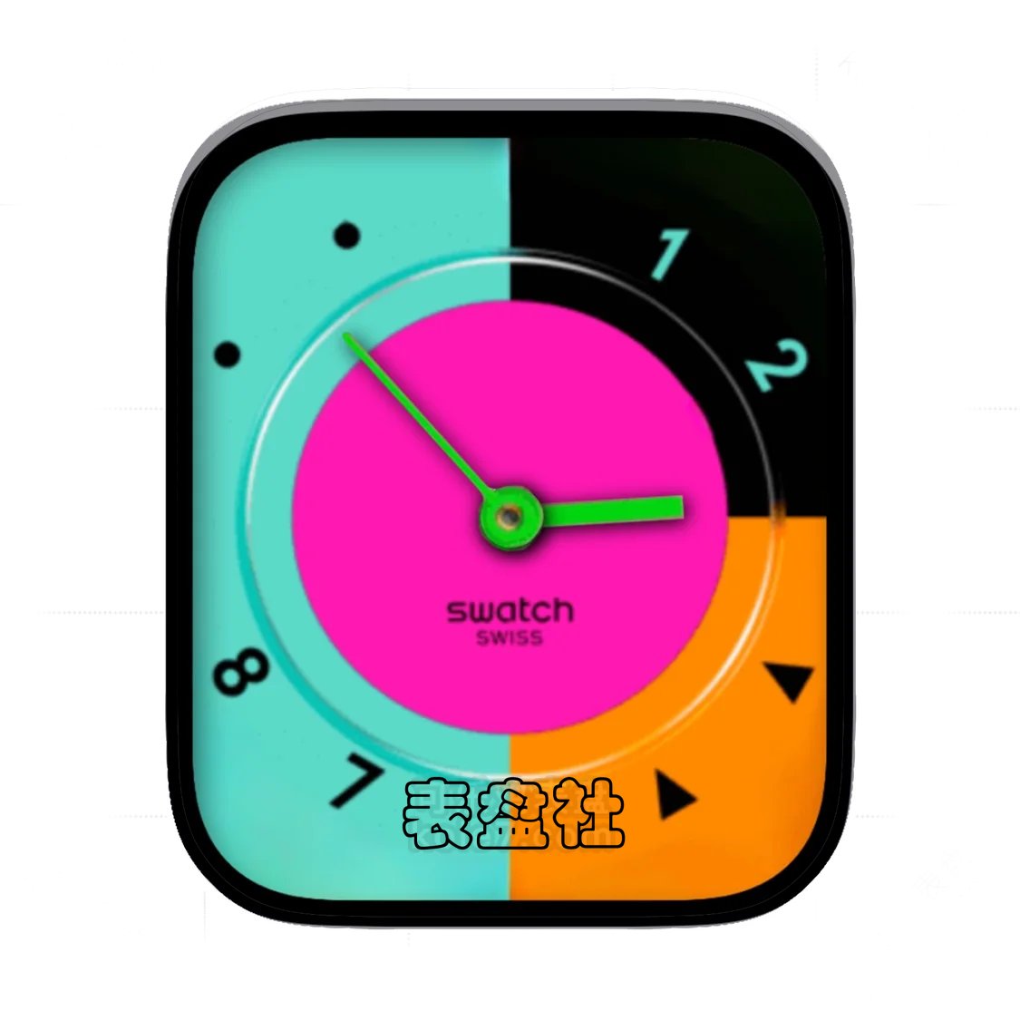 Swatch斯沃琪外方内圆多色简洁表盘