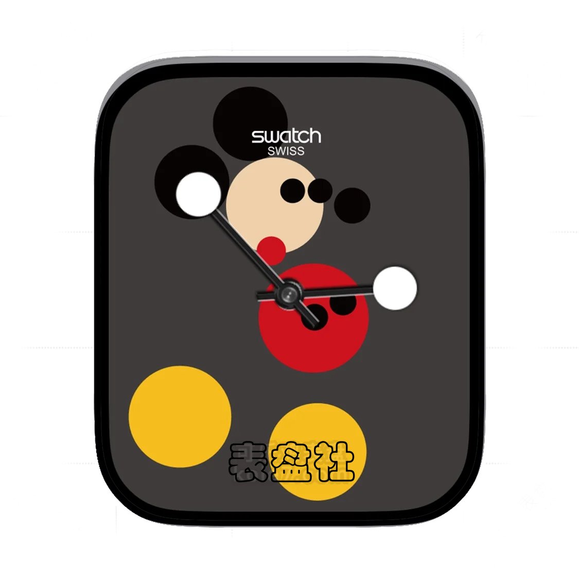 Swatch斯沃琪米奇简约表盘