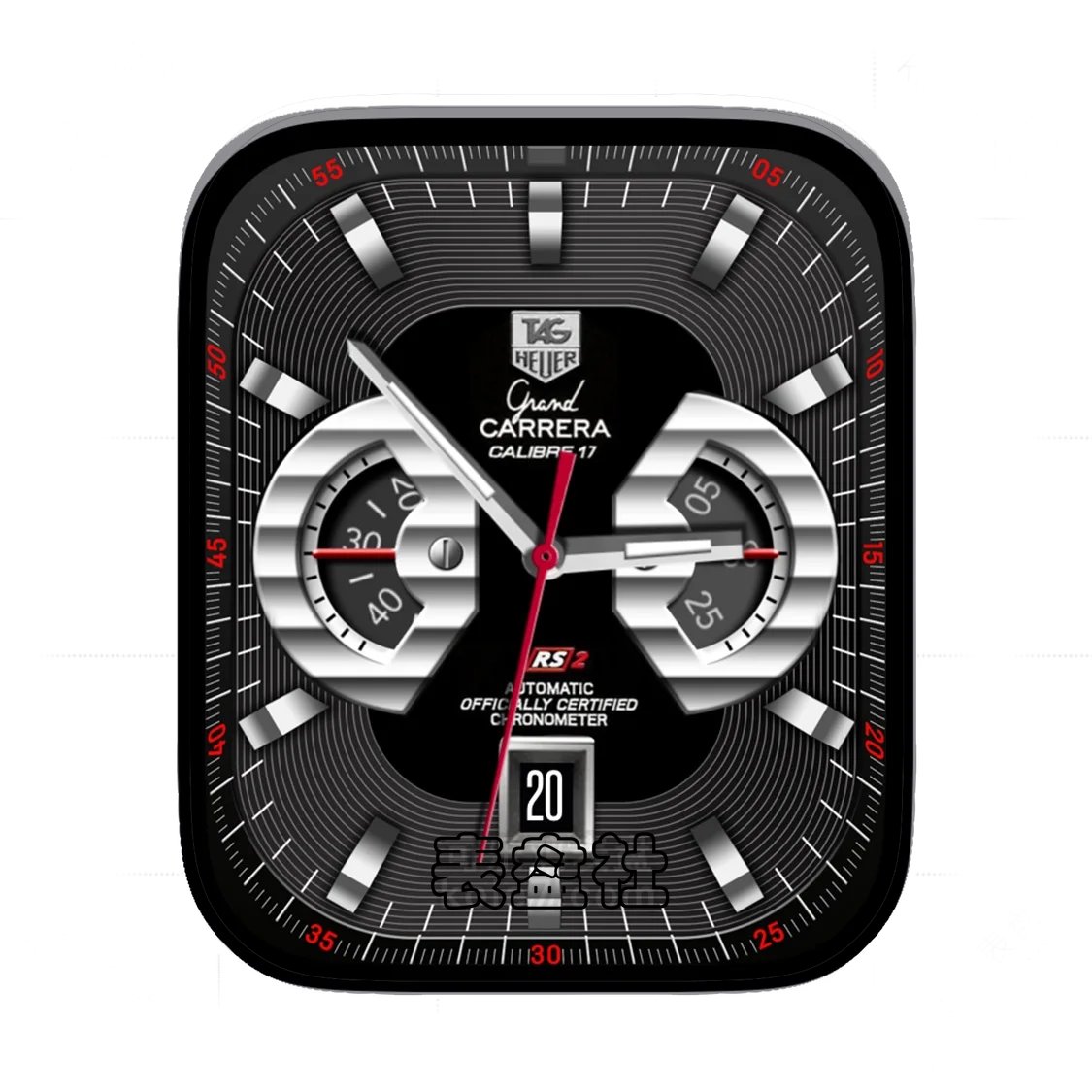 TAG HEUER泰格豪雅双盘式年历Ultra专用表盘