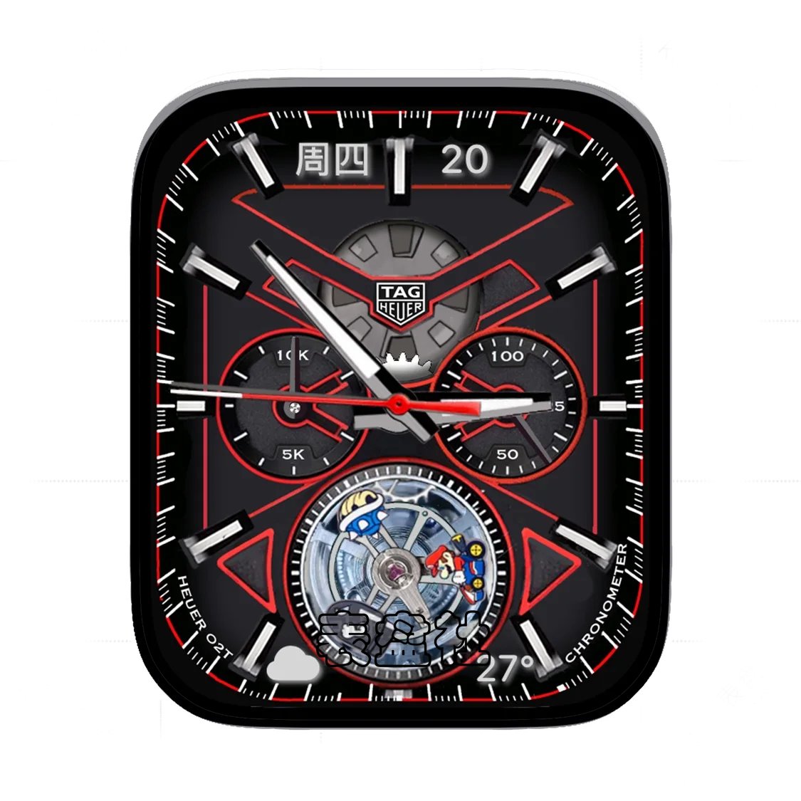 TAG HEUER泰格豪雅马里奥机械齿轮Ultra专用表盘