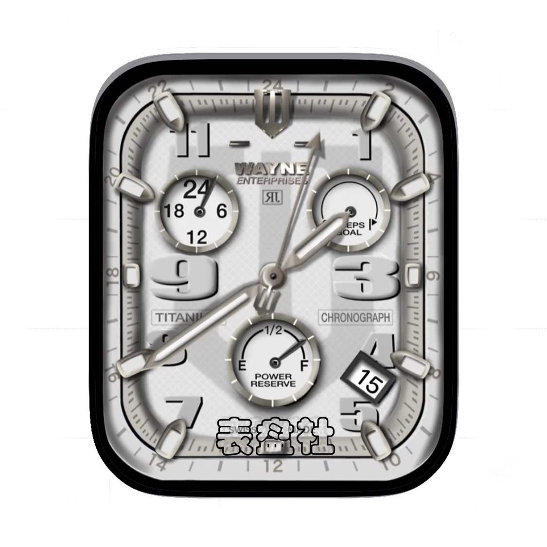 WAYNE韦恩&RJ三盘式简约数字表盘