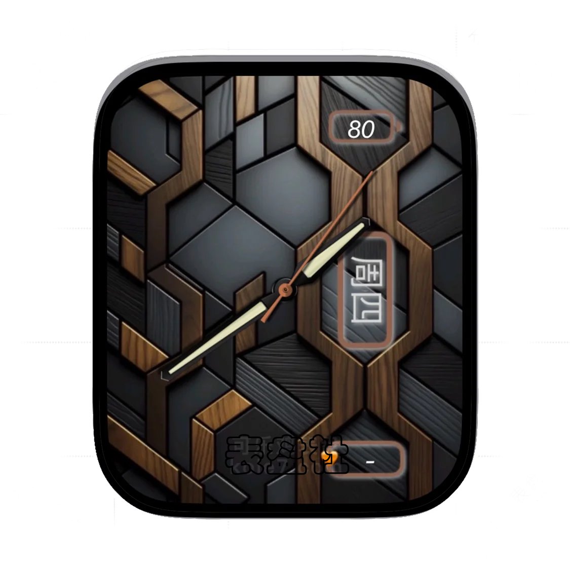 WOODENT高级酷黑木制简约表盘