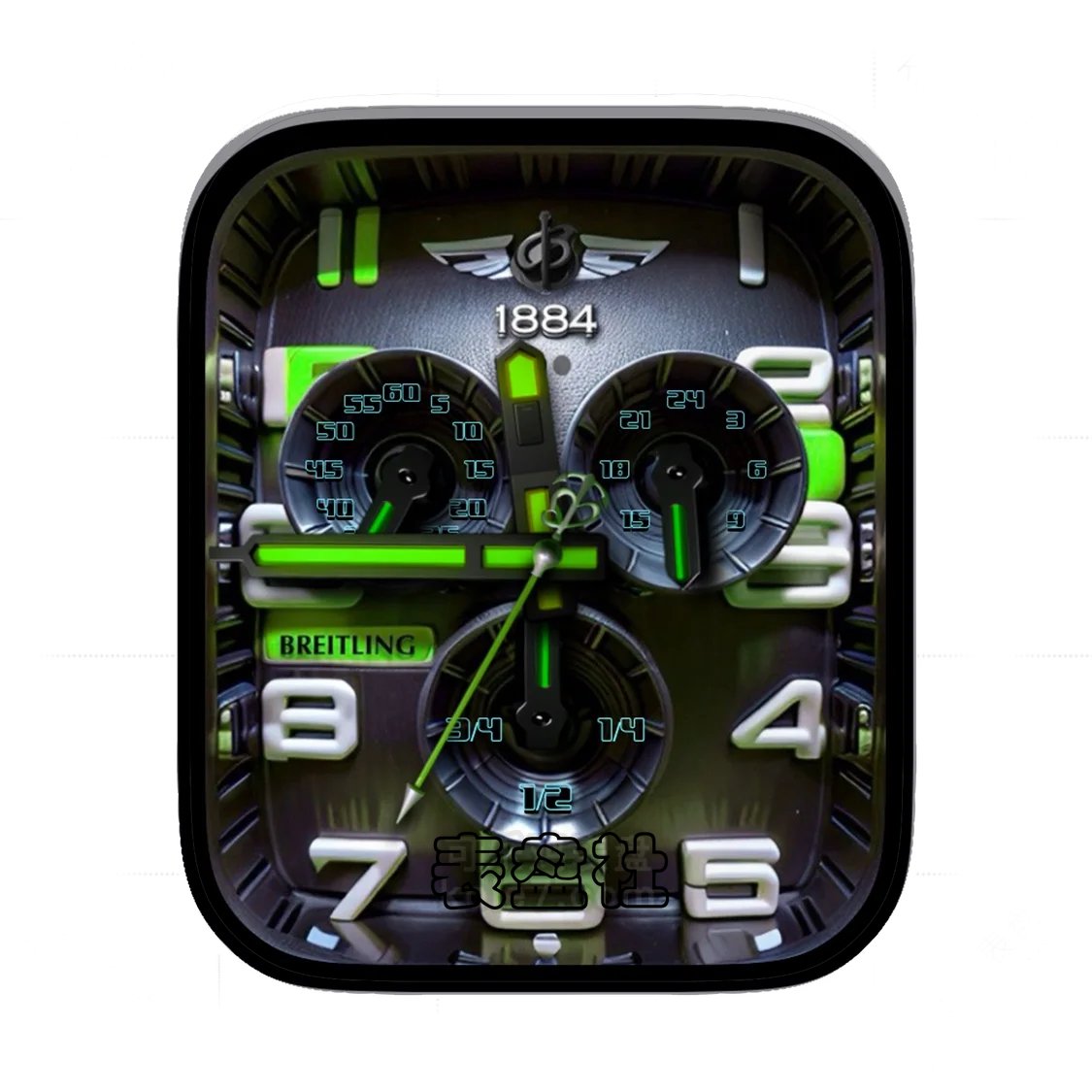 Breitling百年灵高级3D质感三盘式表盘