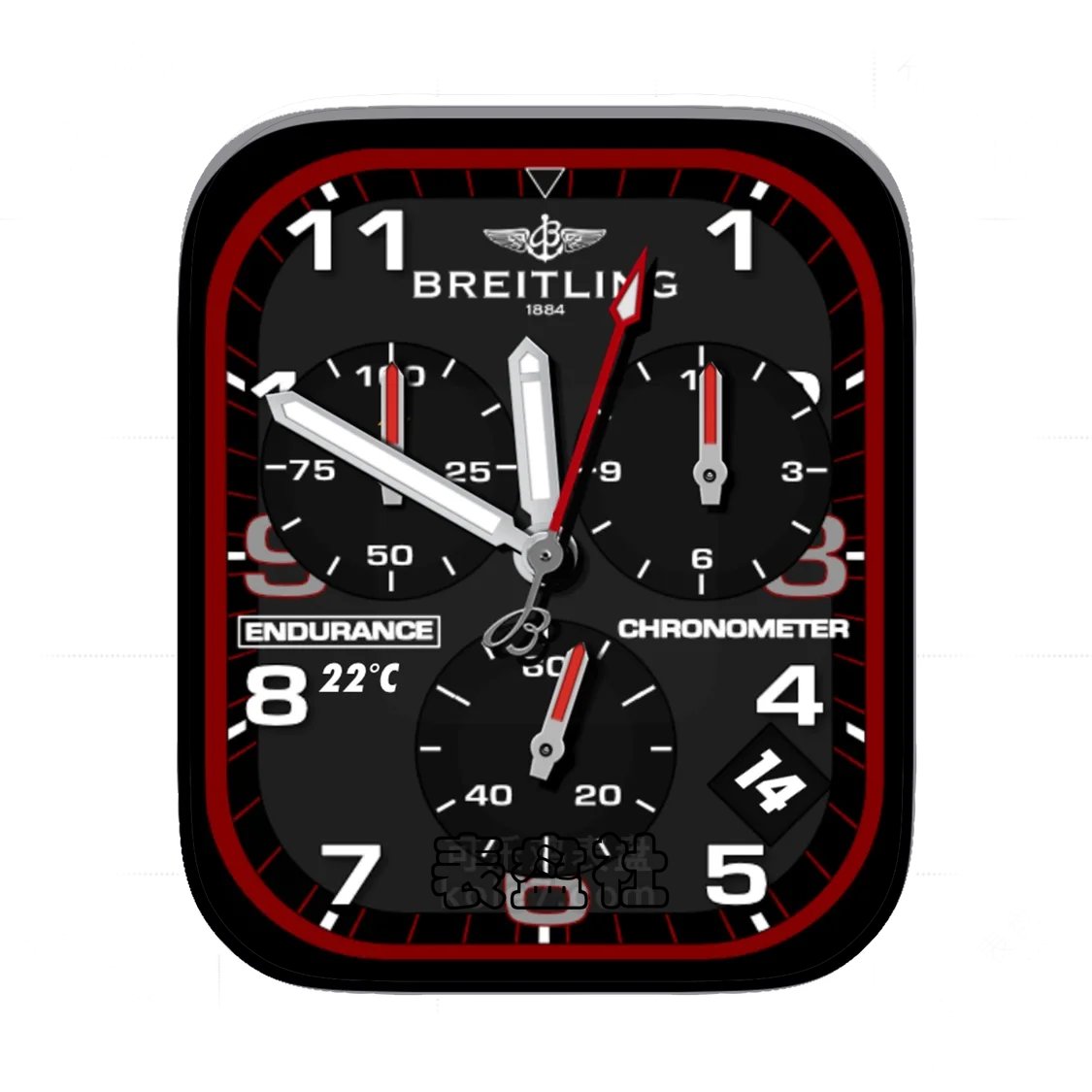 Breitling百年灵酷黑三盘式年历Ultra专用表盘