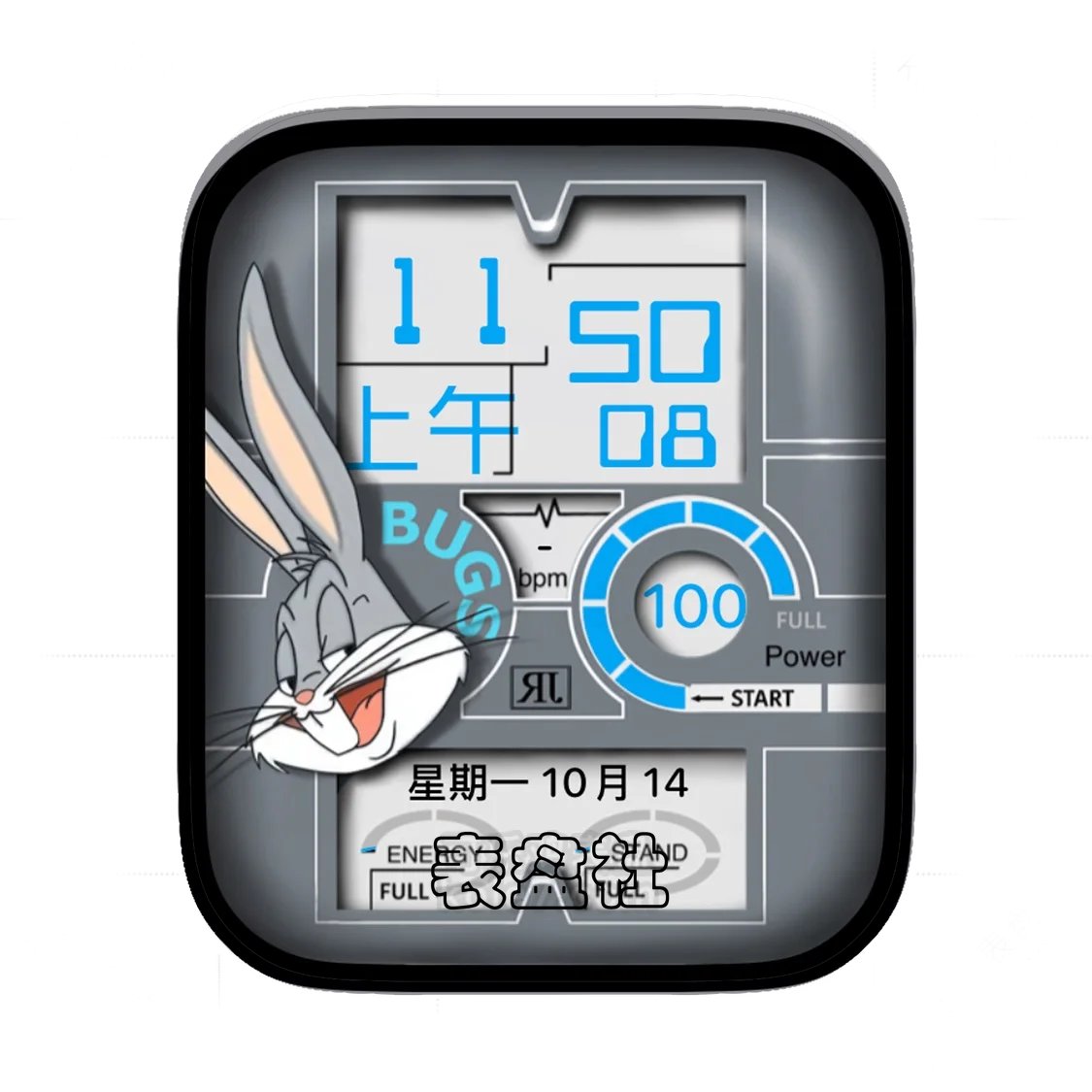 RJ可爱兔子多功能显示表盘