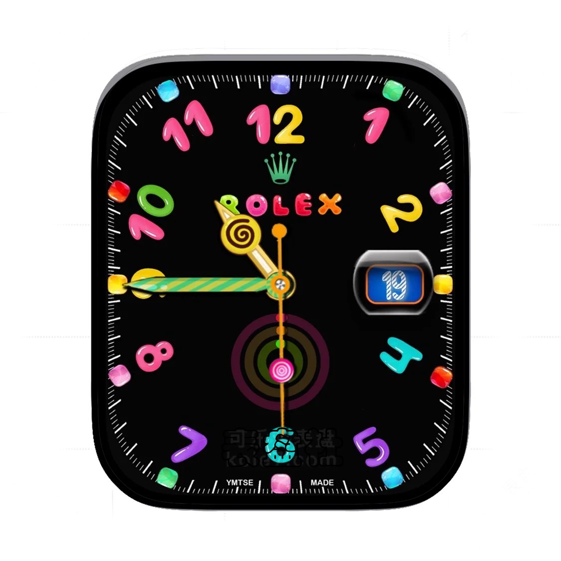 Rolex劳力士彩虹糖果数字年历Ultra专用表盘