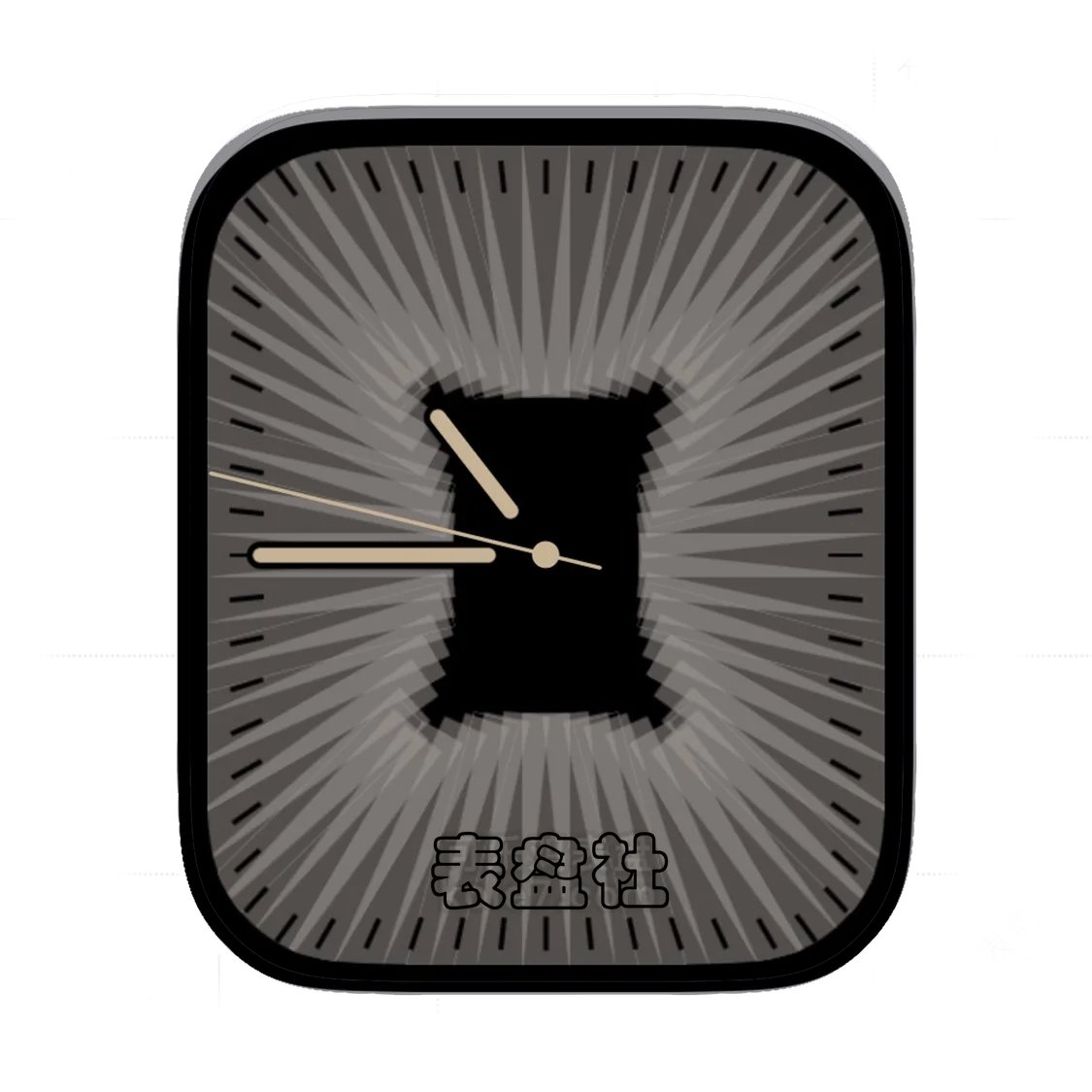苹果S10系统放射线简约表盘