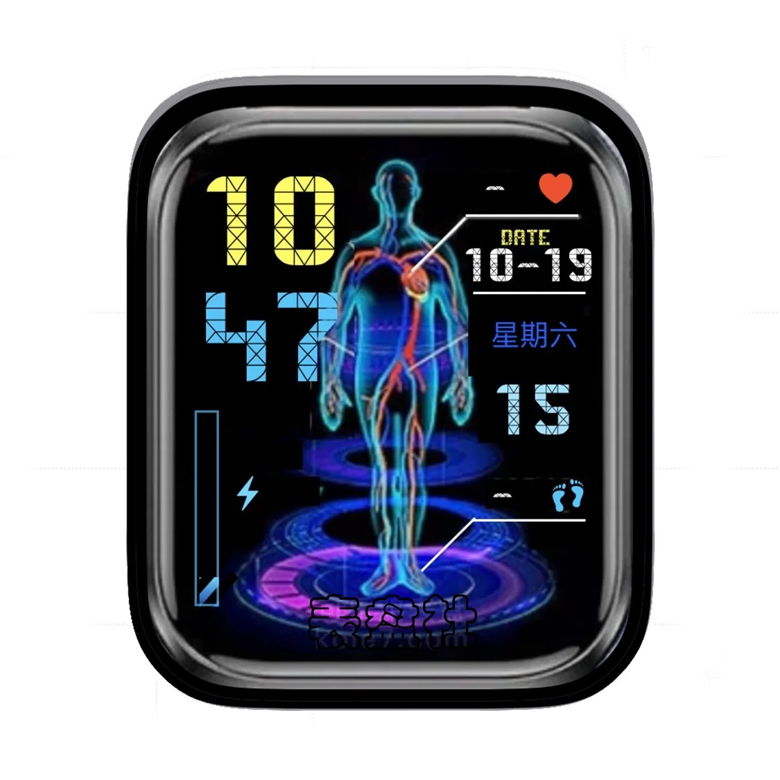 炫酷人体检测多功能显示表盘