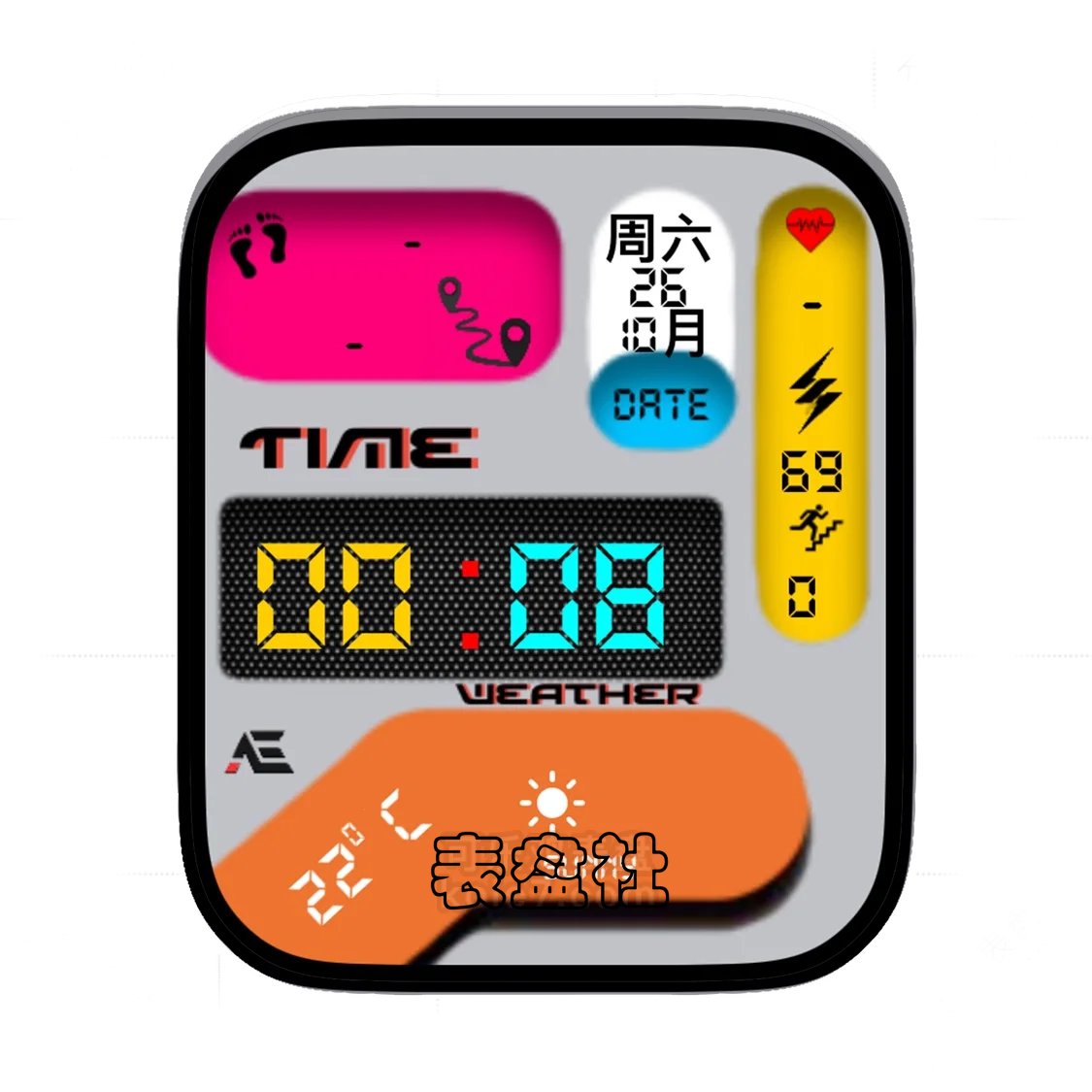 AE炫酷多功能显示表盘