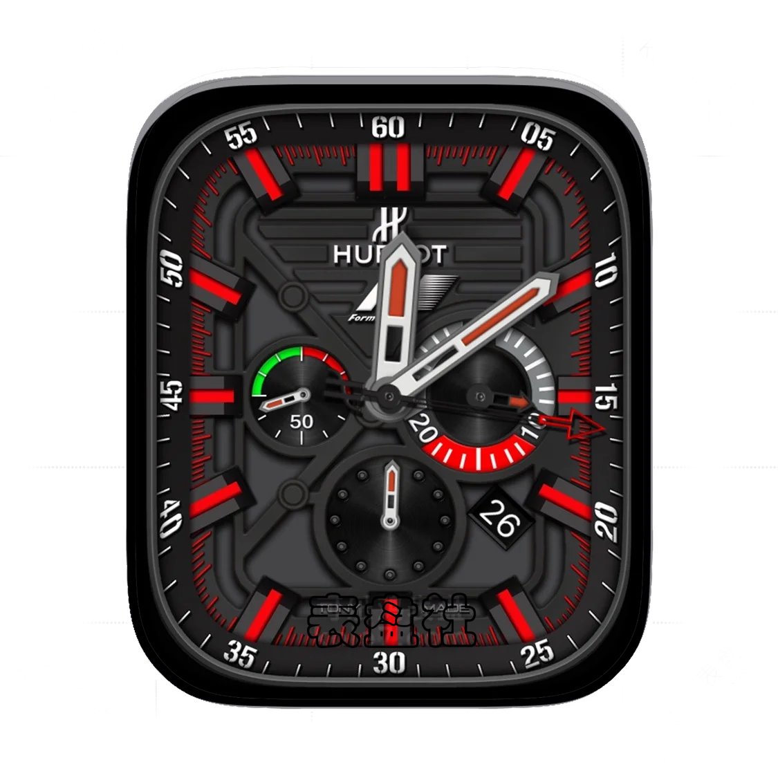 Hublot宇舶高级酷黑3D金属质感ultra专用表盘