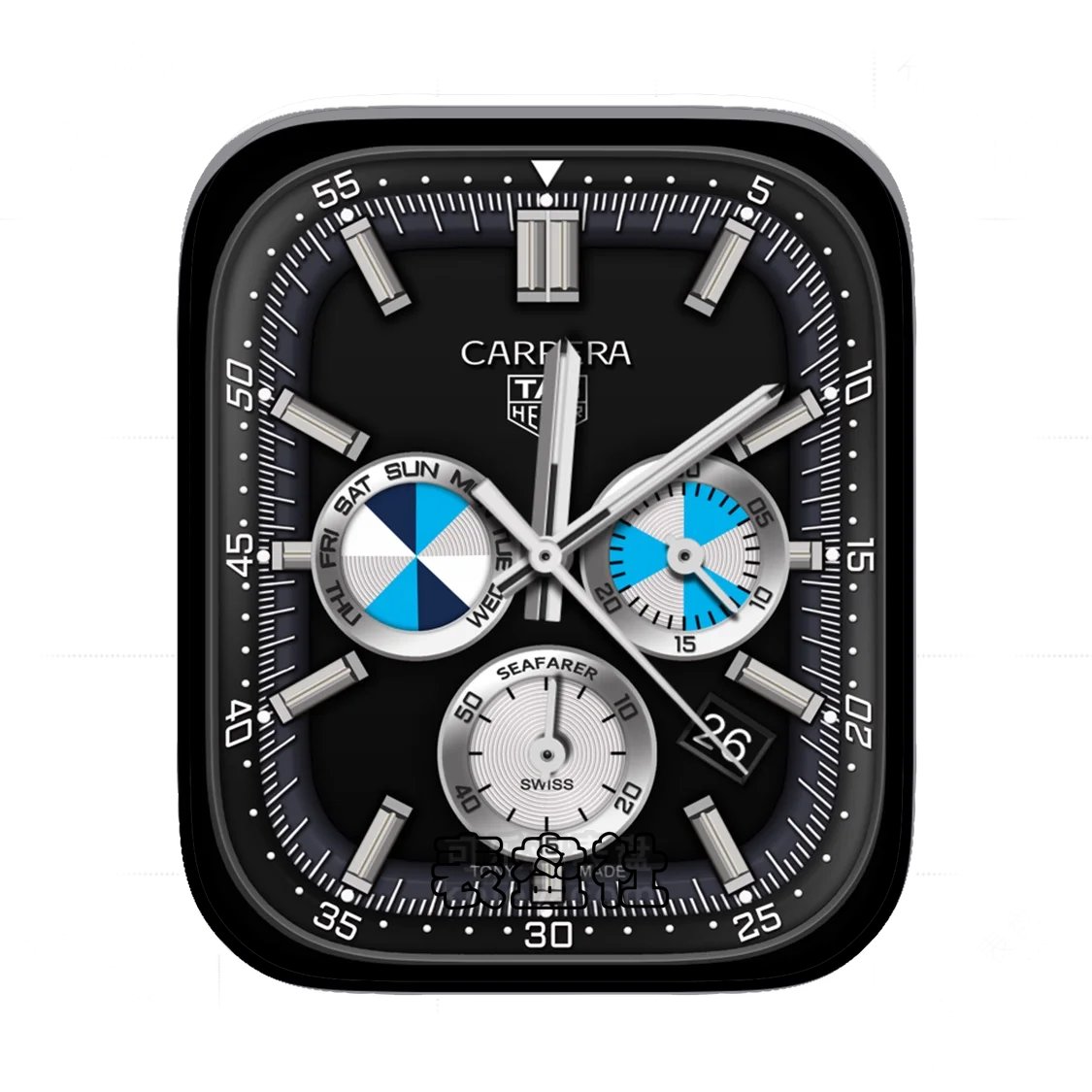 TAG-HEUER泰格豪雅高级3D质感三盘式ultra专用表盘